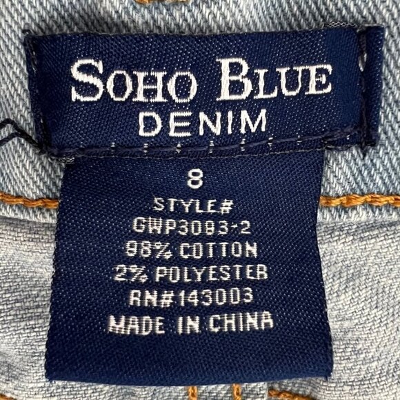 Soho Blue Denim Girls 8 Cargo Jeans - Picture 7 of 7